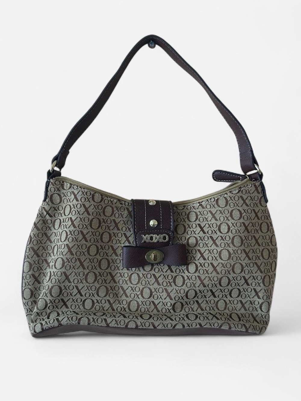 XOXO Y2K Monogram Shoulder Bag Brown